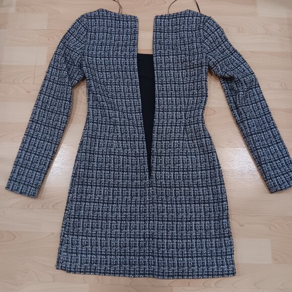 Christian Lacroix Black & White Tweed Mini Dress – Size 0 (New, No Tags) - Picture 2 of 3